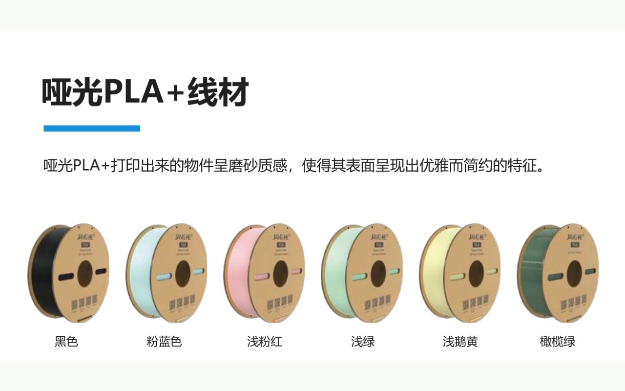 哑光PLA+线材
